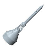 Apollo Capsule & LES Nose Cone Kit Assembled