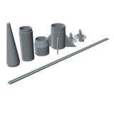 Agni 1 Model Missile Parts