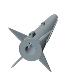 Agni 1 Missile Fin Can Rendering