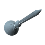 Apollo Abort Capsule Model Rocket Angled towards you