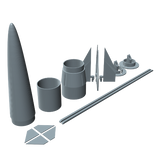 Don Feng 11A Model Missile Parts