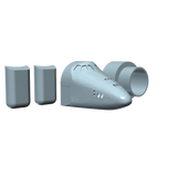 Estes 1385 Replica Space Shuttle Parts Unassembled