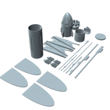 SpaceX Demo II Full CAD Parts Rendering