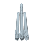 SpaceX Falcon Heavy 3d Rendering