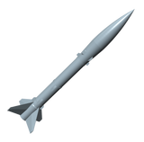 Honest John Model Rocket Builders Kit 3D rendering