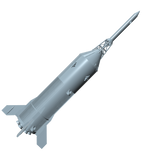 Little Joe II Model Rocket Kit 3d Rendering