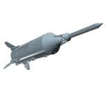 Little Joe II Model Rocket Kit Body 3d Rendering