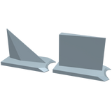 Maxi Pershing 1A Fin Kit Side View