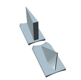 Maxi Pershing 1A Fin Kit Top View
