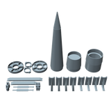 Pershing 1A Flying Model Rocket Builders Kit Individual Parts