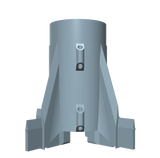 Redstone Fin Can Standing Straight Up