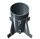 Redstone Fin Can As Seen from Above