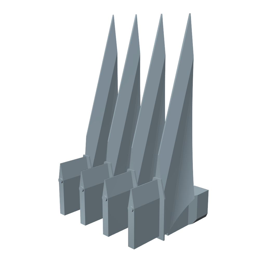 Boyce Aerospace Hobbies | Mercury Redstone Fins – Boyce Aerospace