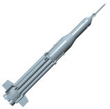 Saturn I SA-7 Flying Model Rocket Builders Kit