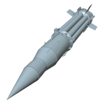 Saturn I SA-5 Model Rocket Builders Kit Facing Downward