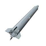 Shahab Model Missile Fin Can