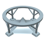 V-2 Rocket Launch Table Display Base