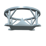 V-2 Rocket Launch Table Display Base Profile