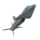 Underside of Dyna-soar model rocket