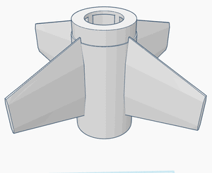 Boyce Nike Smoke Fin Can 1:10 Scale for BT-60 tube (24mm Motor Mount)