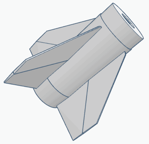 Boyce Patriot Missile Fin Can (Estes 3" Pro Series Tube)