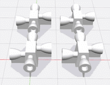 Boyce RCS Thrusters for Estes 1/45th Scale Little Joe II (4 Pack)
