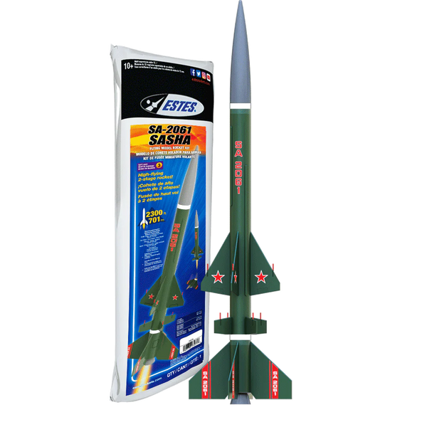 DISCONTINUED - Estes SA-2061 Sasha – Boyce Aerospace Hobbies, LLC