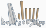 Boyce Nike Hercules Gap Staged 1:24th Scale Model Rocket