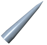 Boyce Pershing IA Nose Cone 1:10th Scale (LOC 3.90)