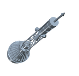 Boyce Mercury Capsule and Tower "Square Window" 1:35 Scale (ST-20 Tube)