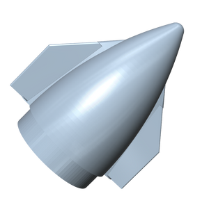 SpaceX Starship Nose Cone for PML 7.512
