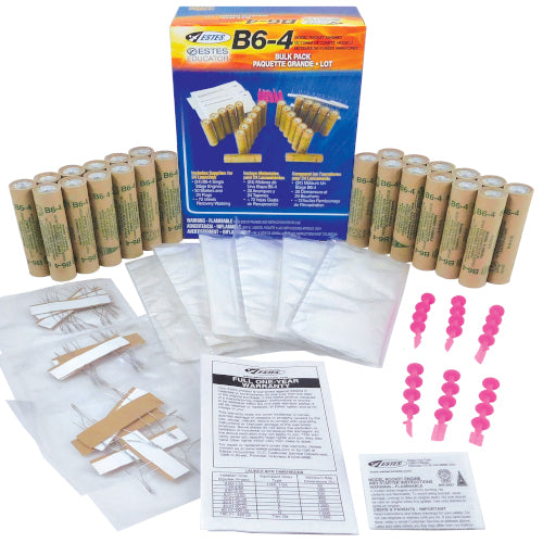Boyce Aerospace Hobbies | Estes Rockets B6-4 Bulk Engines – Boyce ...
