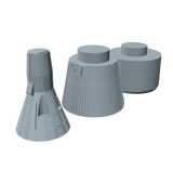Gemini Capsule Nose Cone Kit Unassembled