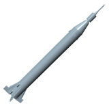 Juno 1 Builders Kit Model Rocket Angled