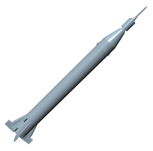 Juno 1 Builders Kit Model Rocket Angled
