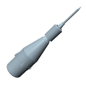 Juno I Nose Cone Angled Profile