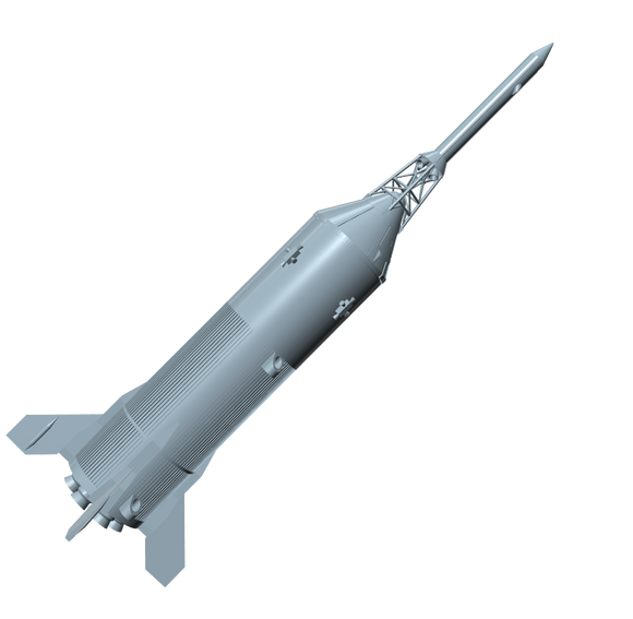Little Joe II Model Rocket Kit 3d Rendering