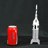 Little Joe II Model Rocket Kit 1/100th Scale with Coke Can for Size Representation