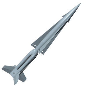 Nike Hercules Rocket Builders Kit 1/14th Scale Rendering