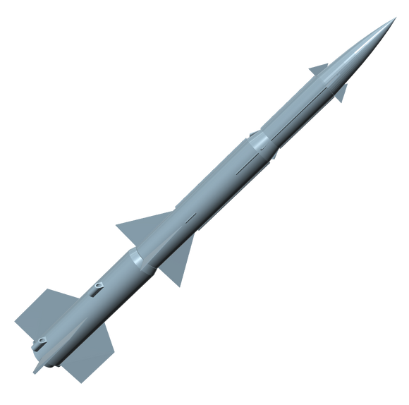 Nike Zeus 3D Printed Flying Model Rocket Kit