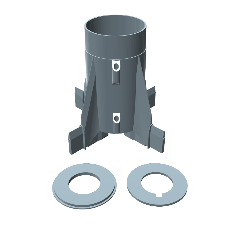 Centering Rings And Couplers Model Rocket Parts Assortment - Centering ...
