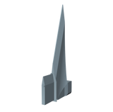 Redstone Single Fin Standing Straight Up 