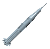 Flying Model Rocket Saturn 1B Builders Kit