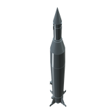 Sparta WreSat 3D Printed Flying Model Rocket Kit Standing Straight Up