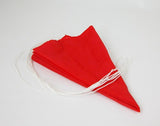 Red Nylon 24" Estes Folded Parachute 