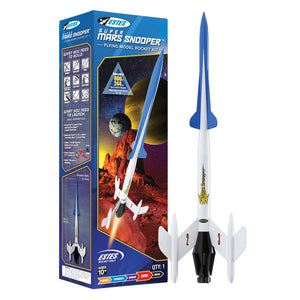 Estes Rockets Super Mars Snooper Model Rocket Kit in retail packaging